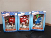 3 M&M Holiday Ornaments