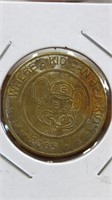 2005 Chuck e. Cheese token