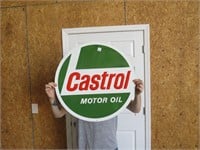 Metal Castrol Motor Oil Sign