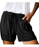 (S) high Waisted Shorts Women Summer Comfy