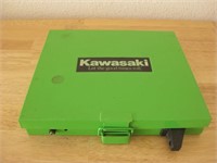 Kawasaki Metal Box With Assorted Drill Bits