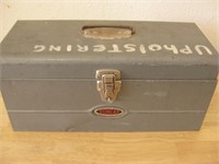 14 X 6 X 6.5 Dunlap Metal Toolbox With Contents