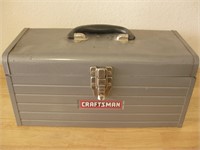 16 X 7 X 8 Craftsman Metal Toolbox With Contents