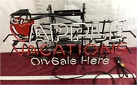 Apple Vacations On Sale Here Neon Advertising Sign