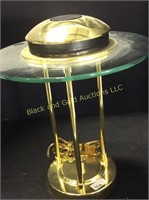 Interesting Gold and Glass Lamp