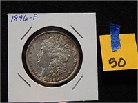 1896-P US Silver Dollar