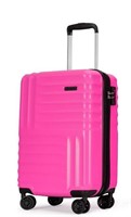 GinzaTravel Hardside 20" Luggage, Rose Red - NEW