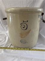 Red Wing 5 gallons crock # 5 with handles