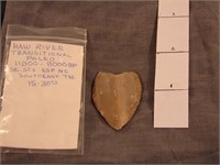 Indian arrowhead artifact