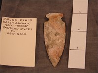 Indian arrowhead artifact