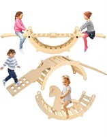 $90 kids  wooden 3 in 1 climbing toy
