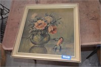 Vtg Framed Still Life by Countess Zichy