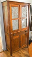 Vintage Pie Safe Cabinet w/Two Large Doors Doors