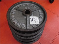 5-35 lb. Ivanko plates(sold by the piece)