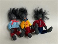 Trio of Golly Dolls By Shirley E. Turnbull
