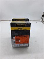 2 defiant outdoor plug 15 amp