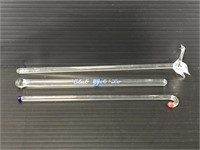 Vintage art glass swizzle sticks