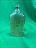 Golden Wedding glass bottle with bell engraved