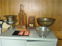 SHOOTING TROPHIES & SILVER PLATE
