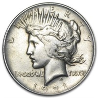 1921 Peace Dollar (high Relief)