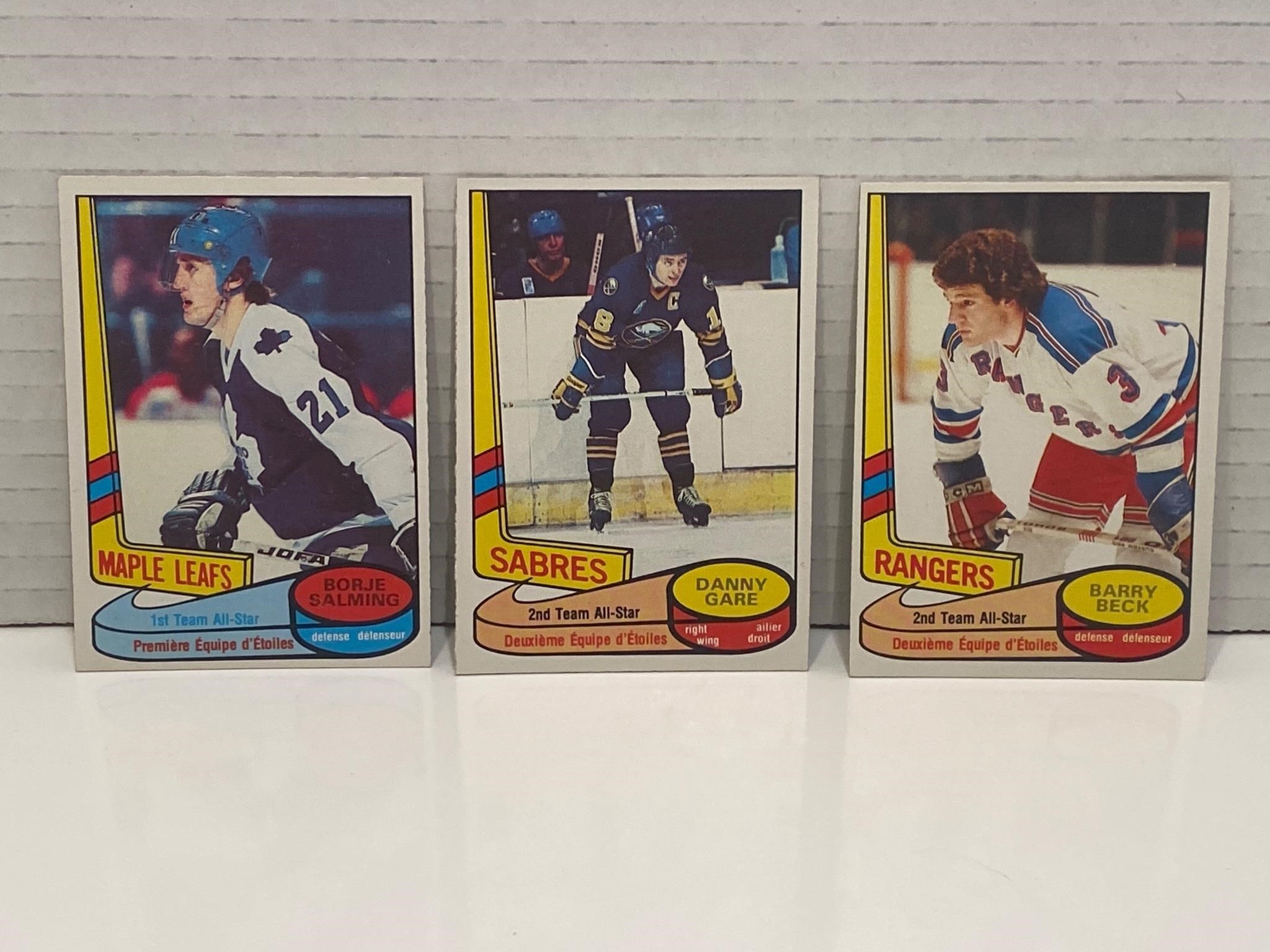 1980’s Hockey All-Star Card Lot