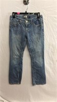 R7) Aeropostale jeans, size 3/4. Skinny flare