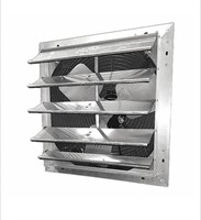 Dayton-Shutter Mount Exhaust Fan,Blade 18" Dia