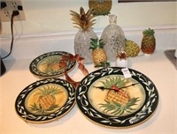 Pineapple Clock Candy Dishes  Diffusers