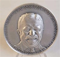 Theodore Roosevelt Great American Silver Medal