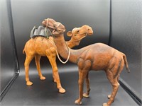 Leather Camel Figures