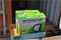 Unused    PIR Flood Lights 50 Watts