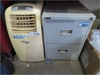 Hot Point Air Conditioner & 2 Door cabinet