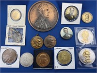 Lincoln Coins, Medals, Centennials & Trinkets