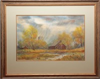 Maleta Forsberg, "Spring Rain" Original Pastel