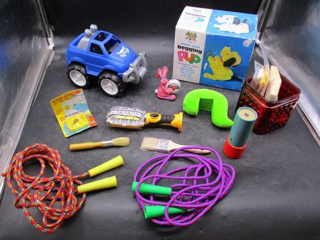 Jump Ropes, Begging Pup, Toy Truck, Toys