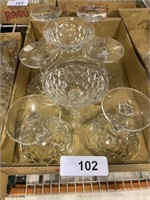 (8) Stemmed Sherbet Dishes - Fostoria Americana