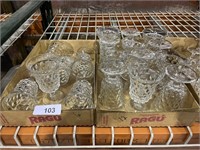 (18) Water Glasses - Fostoria Americana Pattern