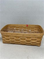 1999 Longaberger basket with divided insert