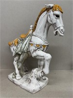 Ceramic porcelain horse statue