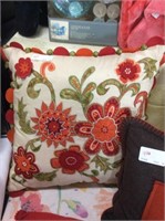 Floral pillow