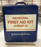 Johnson & Johnson metal  Industrial First Aid Kit