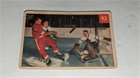 1954 55 Parkhurst Hockey Cards #92 Lumley Howe