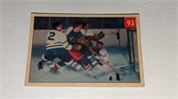 1954 55 Parkhurst Hockey Cards #93 Kennedy