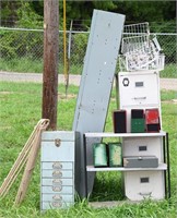 Locker, File Cabinet, Metal Shelf