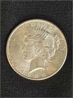 1925-P SILVER PEACE DOLLAR