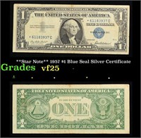 **Star Note** 1957 $1 Blue Seal Silver Certificate