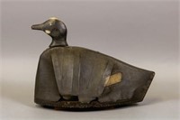 Early Canvas Covered Whitewinged Scoter Decoy