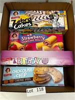 Lot of Little Debbie's Snack Cakes