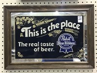 Framed Adv, Mirror-This is the Place-The Real