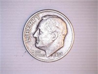 1952-D Roosevelt Dime; .900 Silver;